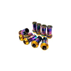 PACK 20 Tuercas Aluminio Racing M12X125 + 2 LLAVES RAINBOW