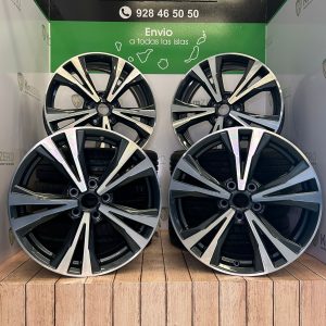 HV03A Juego Llantas Nissan Qasqai Xtrail Rogue 18" 7JX18 ET40 5X114 ⌀Buje 66,1