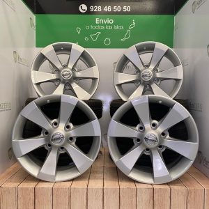 403002X802 Juego Llantas Nissan Terrano 17" 7JX17 ET25 6X139,7 ⌀Buje 100mm