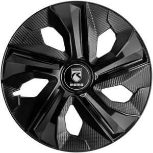 KIT 4 TAPACUBOS REDS BLADE 16´GLOSSY BLACK CARBON TEXTURE