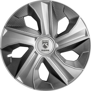 KIT 4 TAPACUBOS REDS BLADE 16´MATT SILVER W/MATT ANTHRACITE CARBON TEXTURE