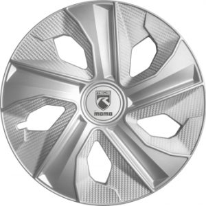 KIT 4 TAPACUBOS REDS BLADE 15´ MATT SILVER CARBON TEXTURE