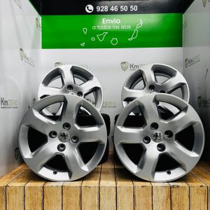 Juego Llantas Peugeot 307/Partner 16" 7JX16 ET26 4X108 ⌀Buje 65.1